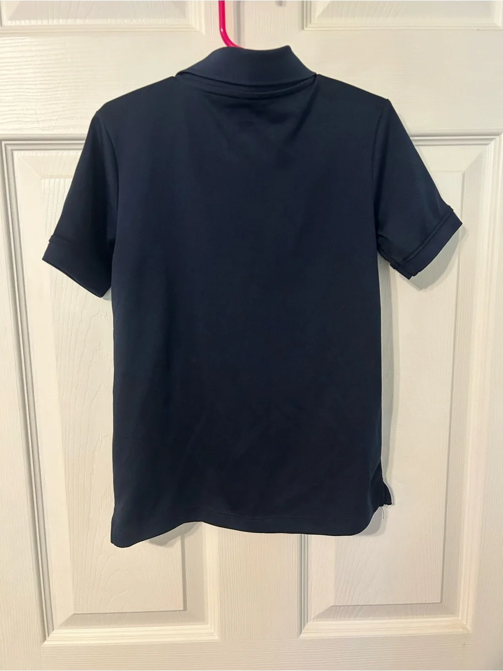 Boys, OshKosh B'gosh, Solid Navy Blue Short Sleeve Polo, Size 6